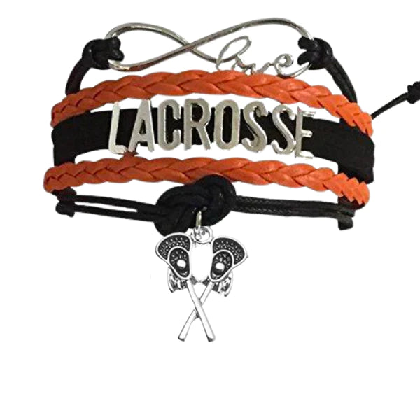 Lacrosse Infinity Bracelet - Pick Charm