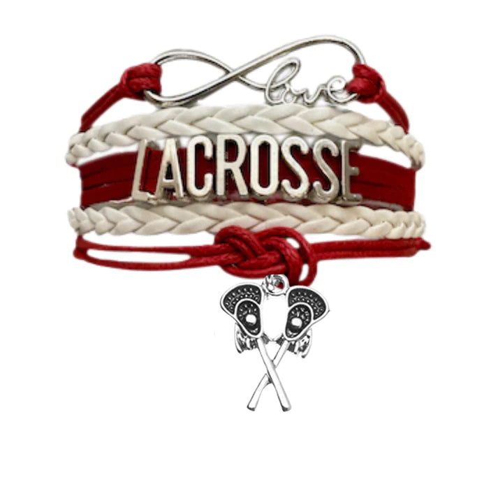 Lacrosse Infinity Bracelet - Pick Charm