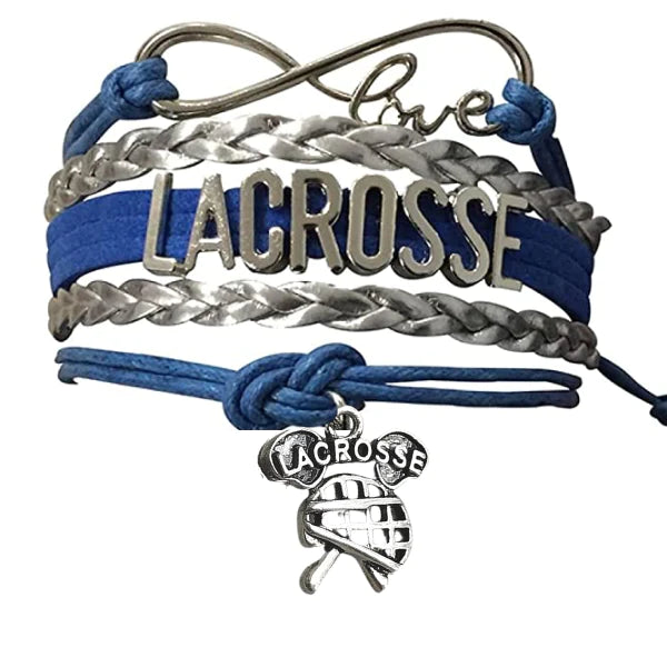 Lacrosse Infinity Bracelet - Pick Charm