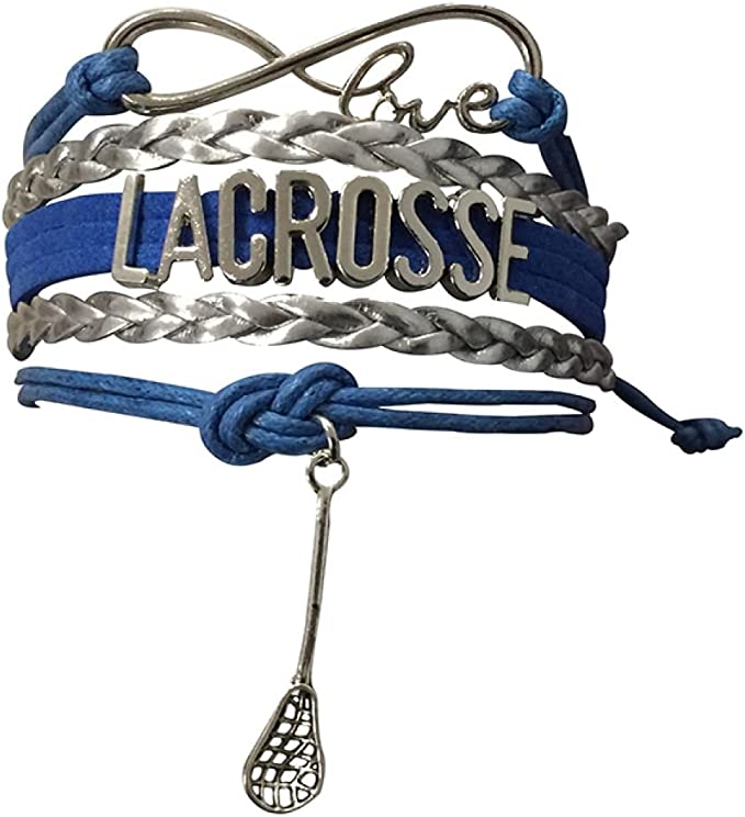 Lacrosse Infinity Bracelet - Pick Charm