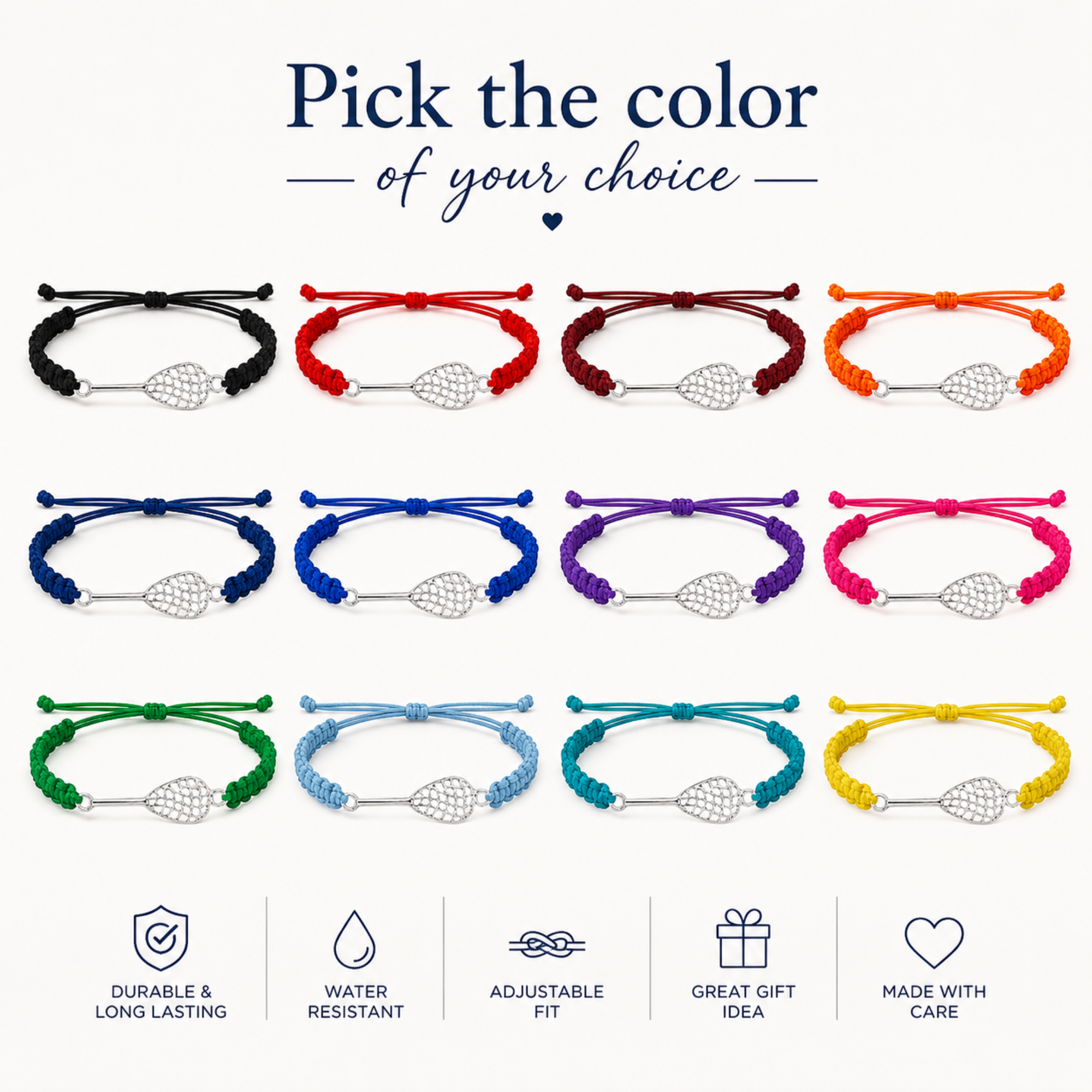 Lacrosse Goalie Rope Bracelet