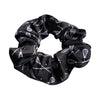 black lacrosse scrunchie