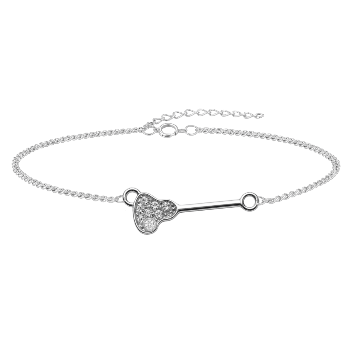 Lacrosse Rhinestone Chain Bracelet