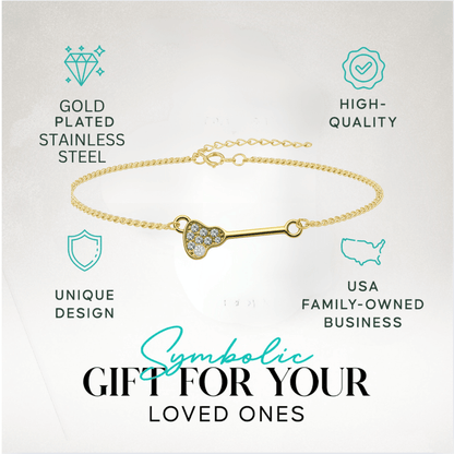 Lacrosse Rhinestone Chain Bracelet