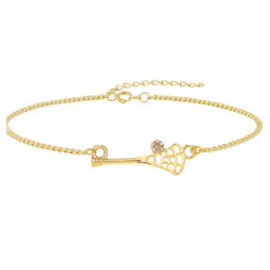 Lacrosse CZ Chain Bracelet