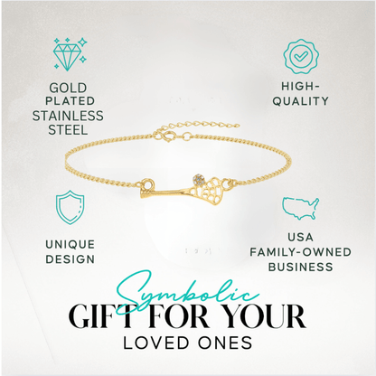Lacrosse CZ Chain Bracelet