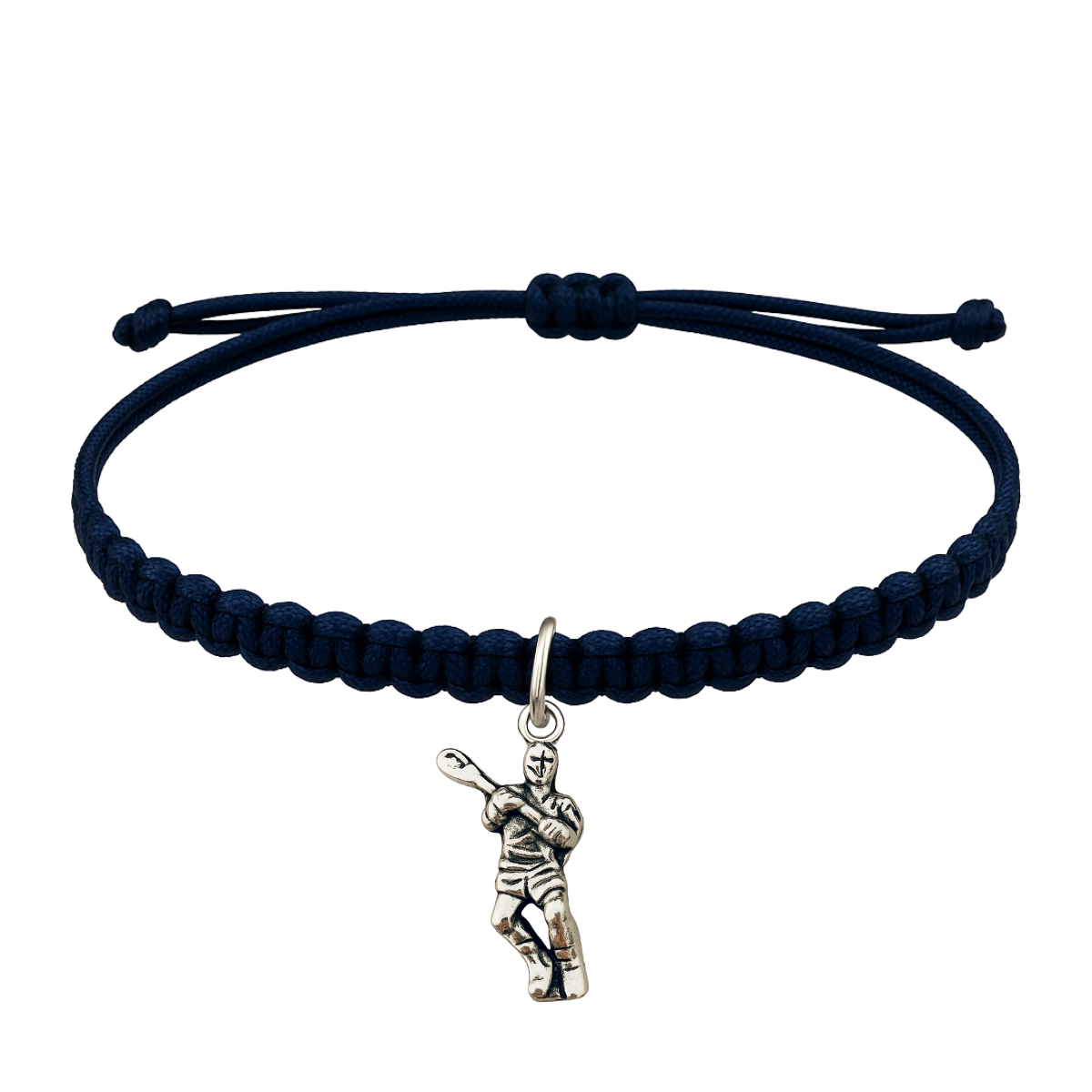 Lacrosse Adjustable Rope Bracelet - Pick Charm