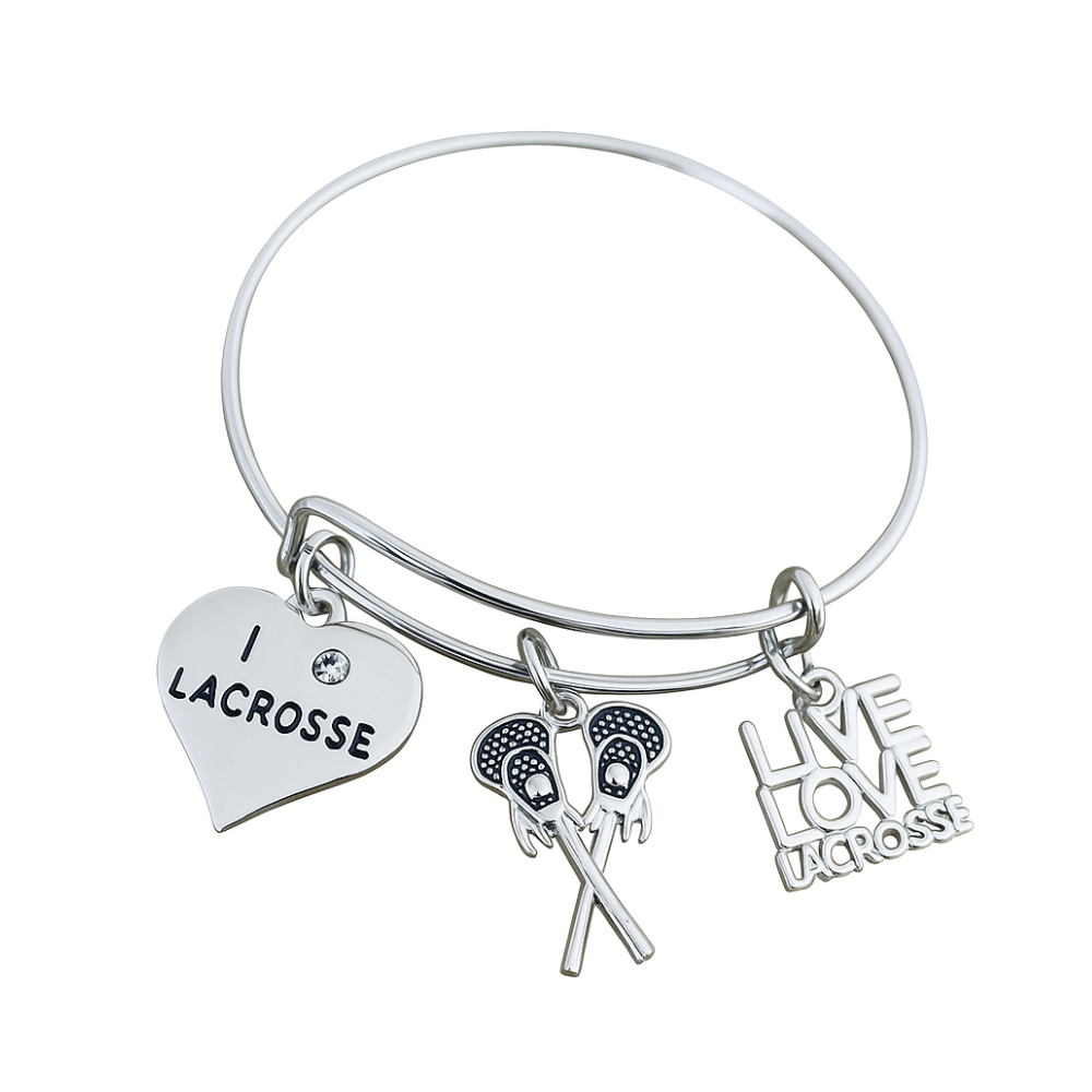 Lacrosse Charm Bracelet