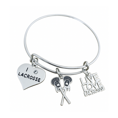 Lacrosse Charm Bracelet
