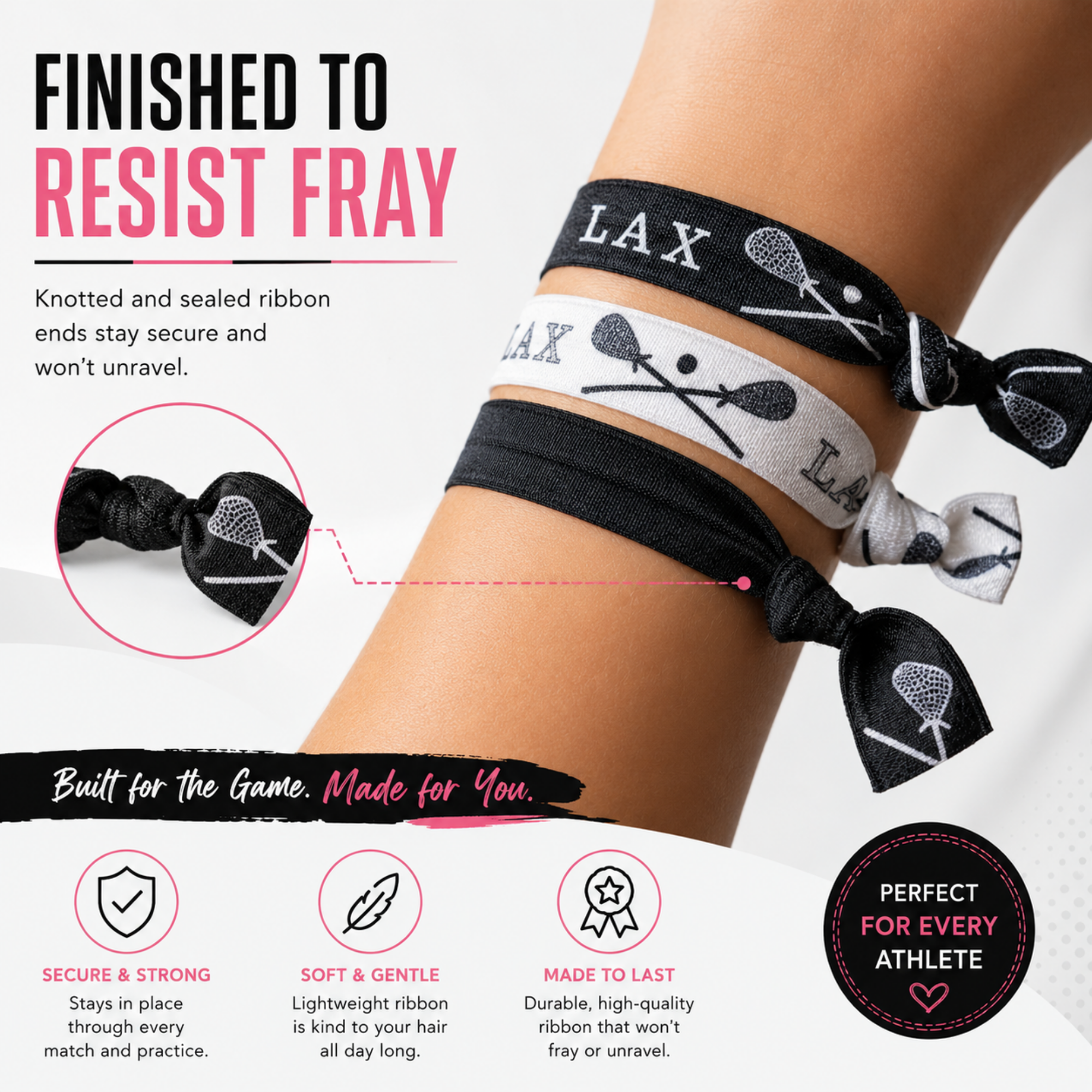 Lacrosse Hair Ties