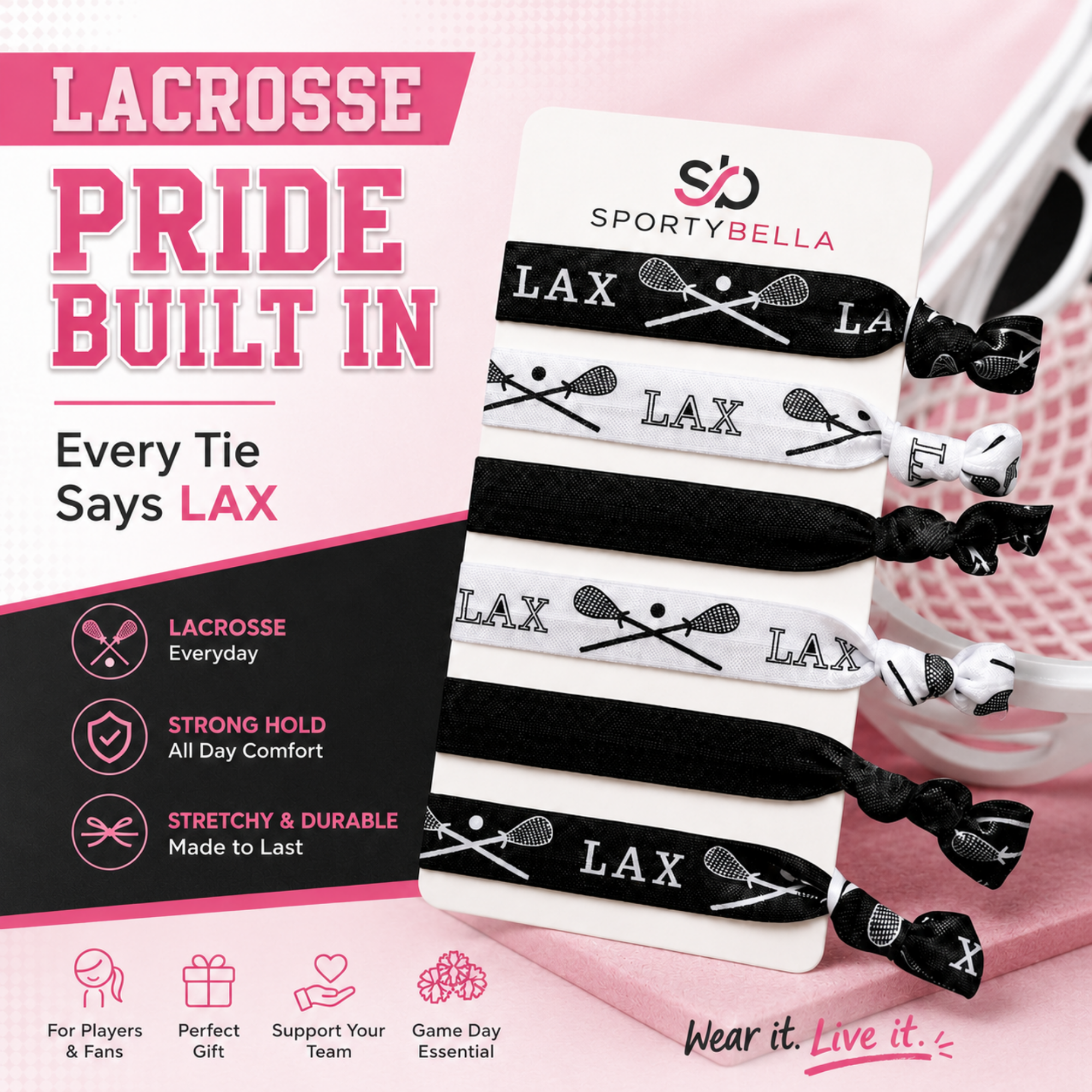 Lacrosse Hair Ties