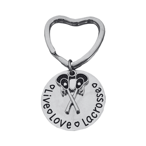 Lacrosse Keychain - Live Love Lacrosse