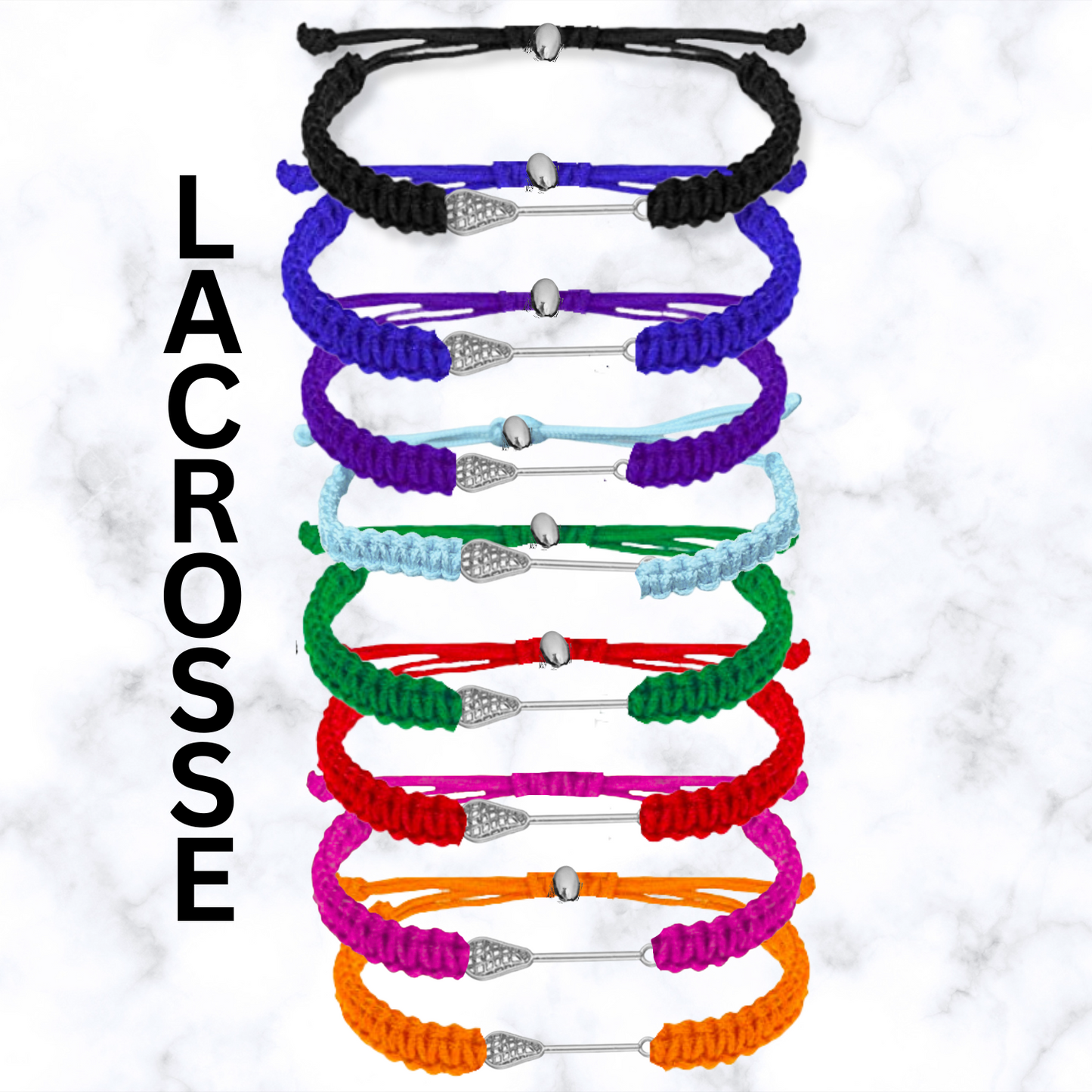 Lacrosse Rope Bracelet - Pick Color