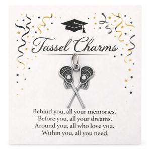 Lacrosse Graduation Tassel Charm
