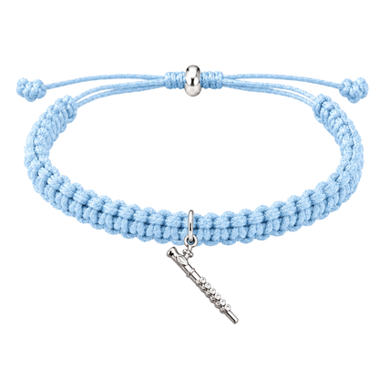 Flute Adjustable Charm Bracelet