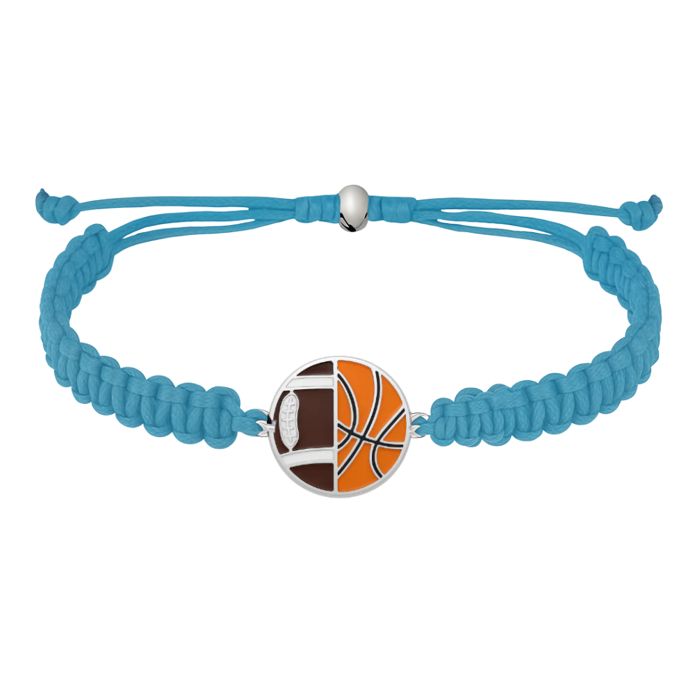 Football & Basketball Rope Bracelet