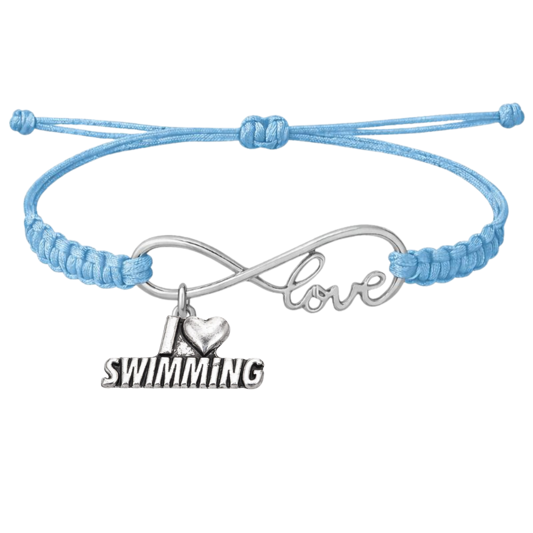 Swimming Adjustable Rope Bracelet - Pick Charm