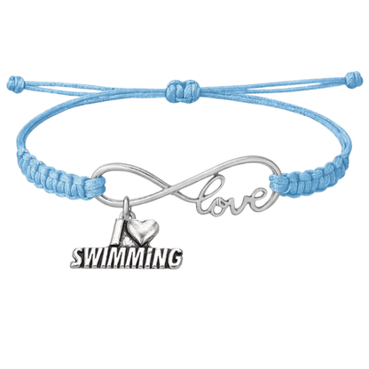 Swimming Adjustable Rope Bracelet - Pick Charm