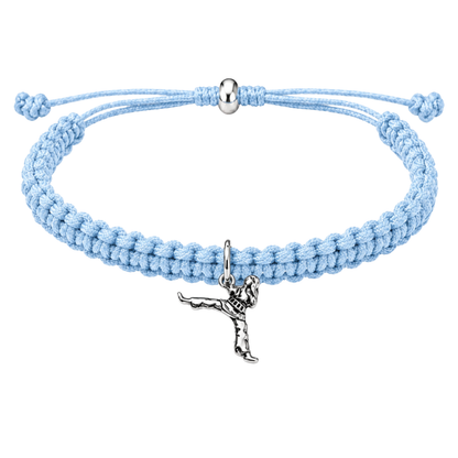 Karate Girl Adjustable Rope Bracelet