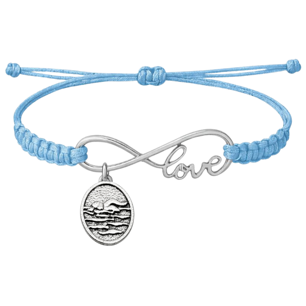 Swimming Adjustable Rope Bracelet - Pick Charm