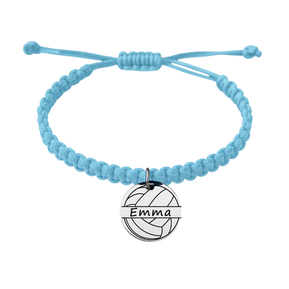 Personalized Volleyball Rope Bracelet