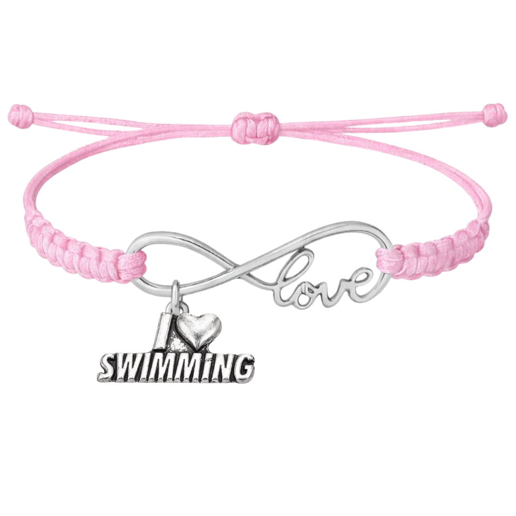 Swimming Adjustable Rope Bracelet - Pick Charm