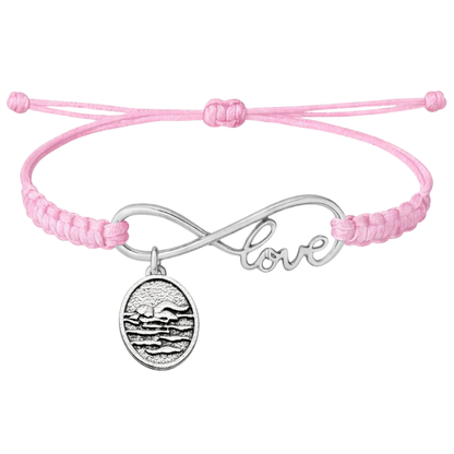 Swimming Adjustable Rope Bracelet - Pick Charm