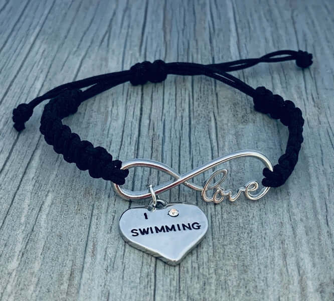 Swimming Adjustable Rope Bracelet - Pick Charm