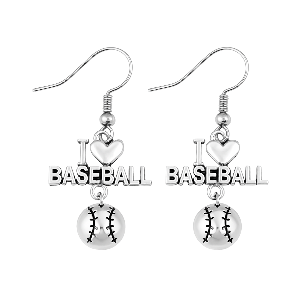 Love Baseball Earrings
