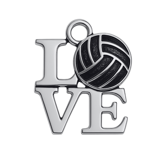 Love Volleyball Charm