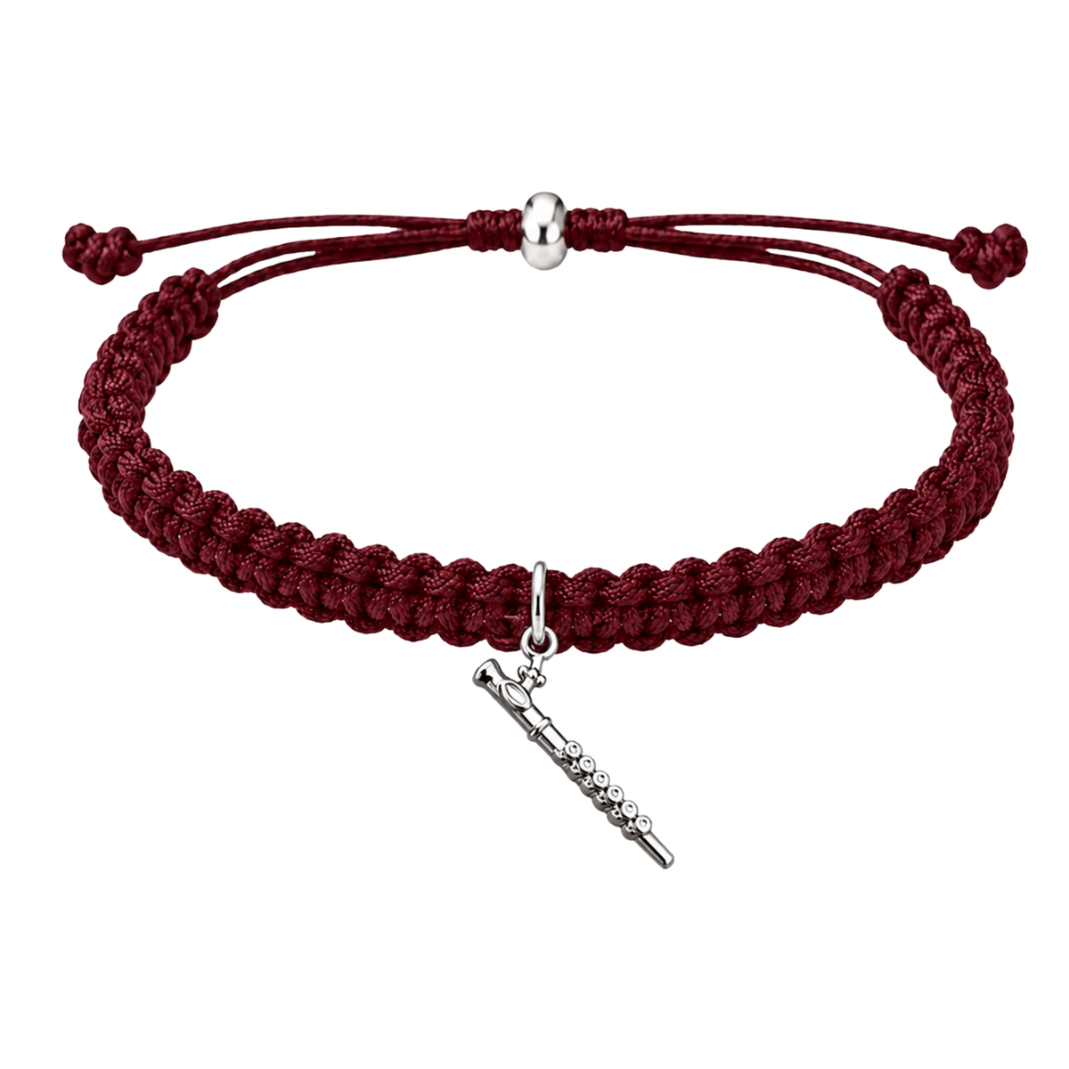 Flute Adjustable Charm Bracelet