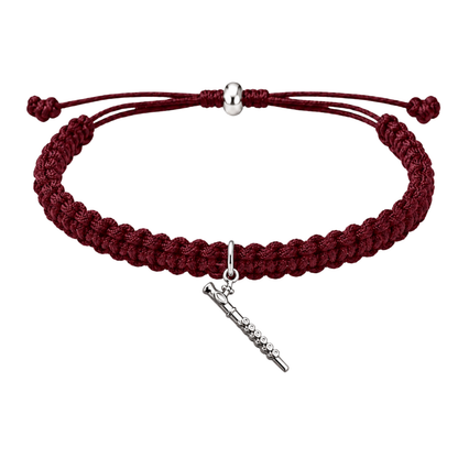 Flute Adjustable Charm Bracelet