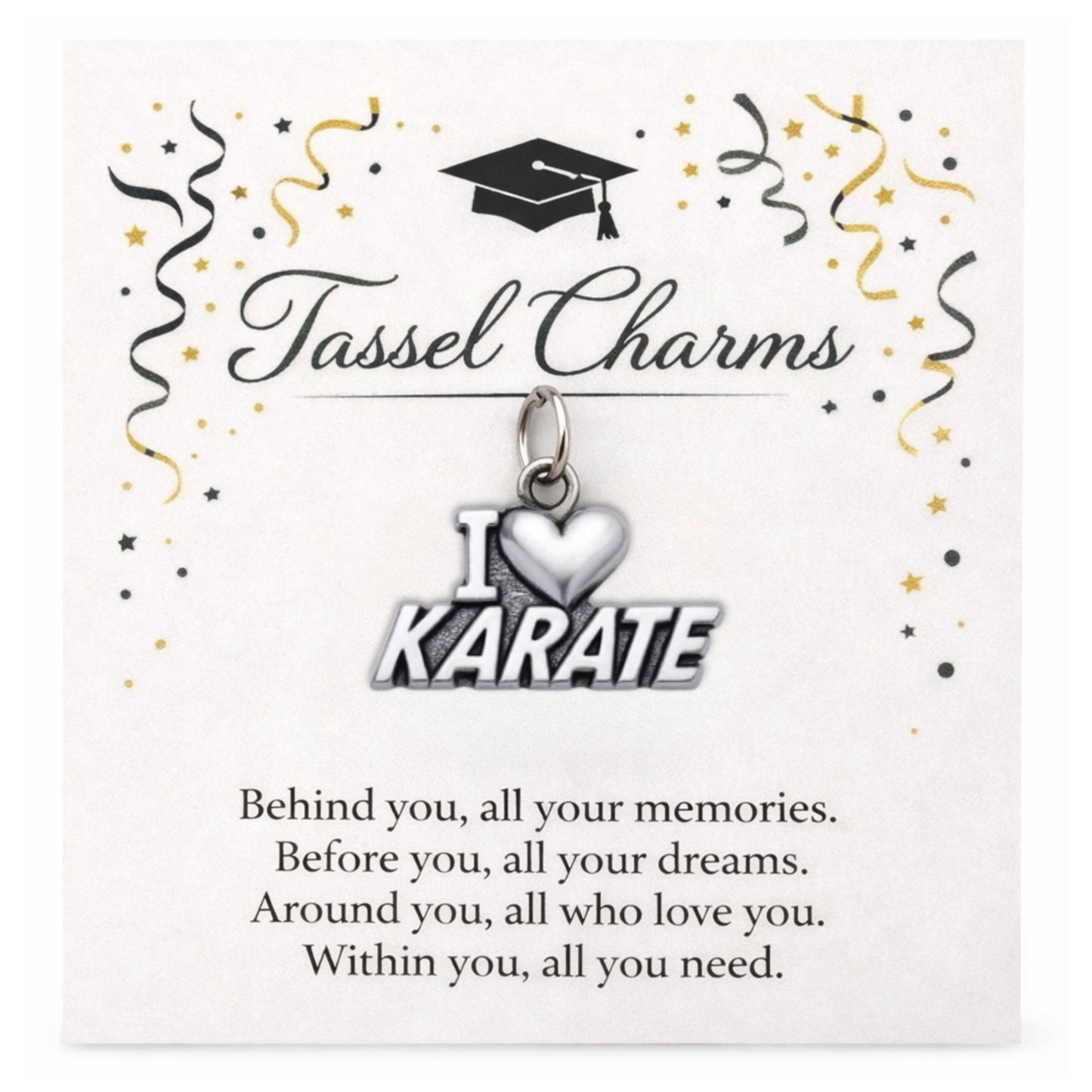 Martial Arts Graduation Tassel Charm