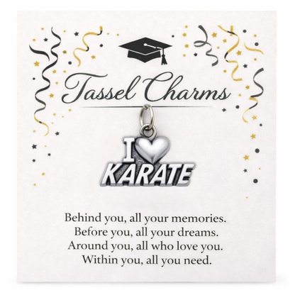 Martial Arts Graduation Tassel Charm