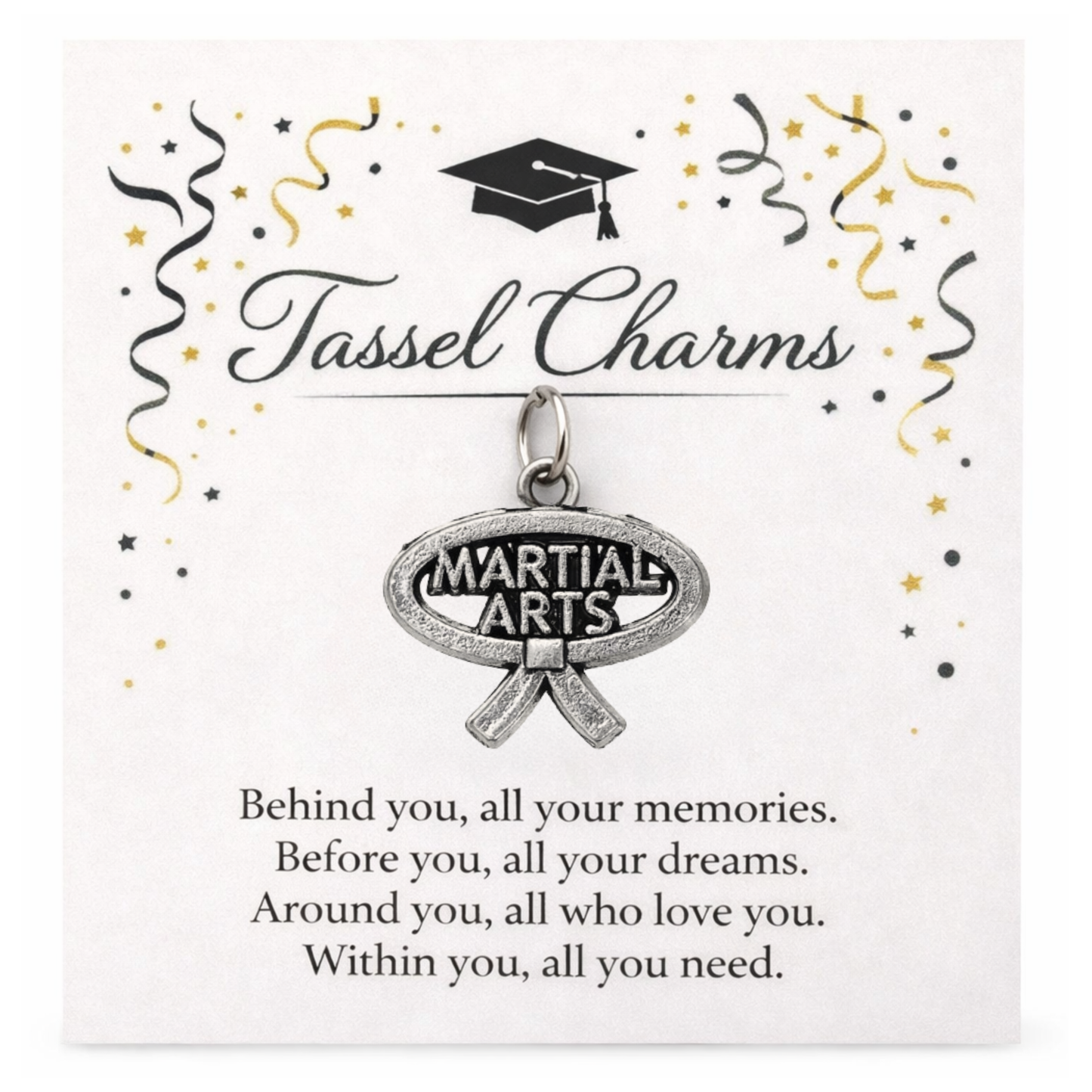 Martial Arts Graduation Tassel Charm