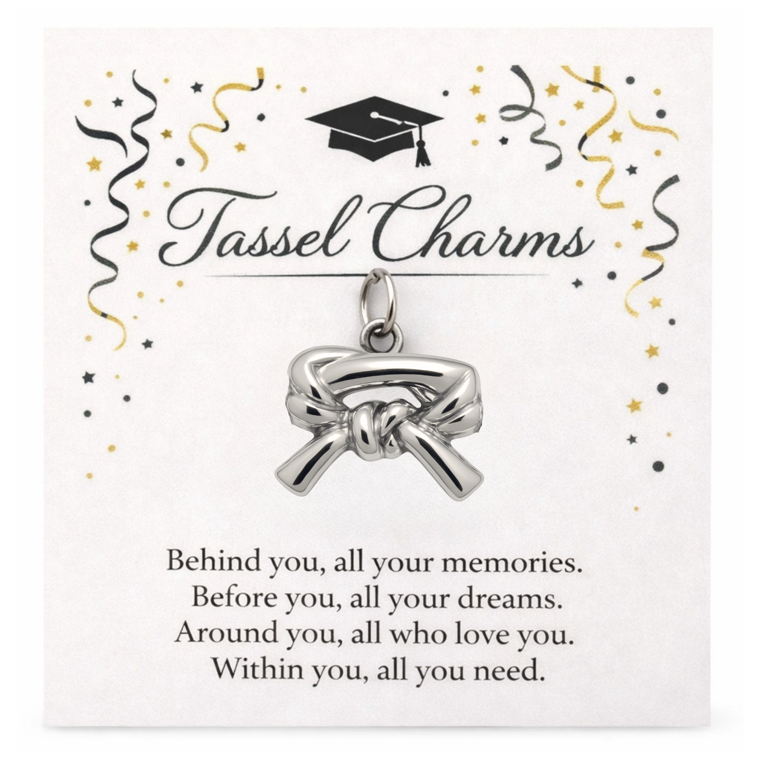 Martial Arts Graduation Tassel Charm