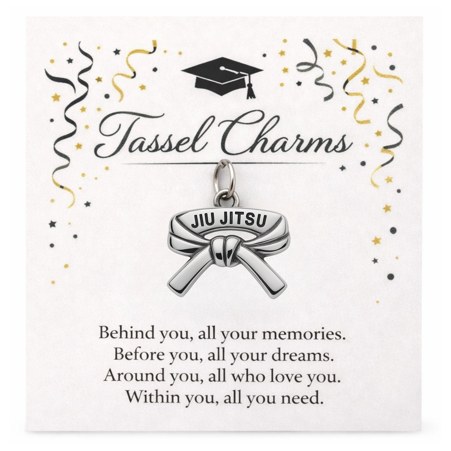 Martial Arts Graduation Tassel Charm