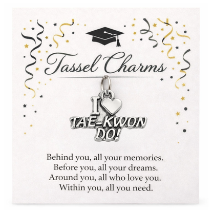 Martial Arts Graduation Tassel Charm