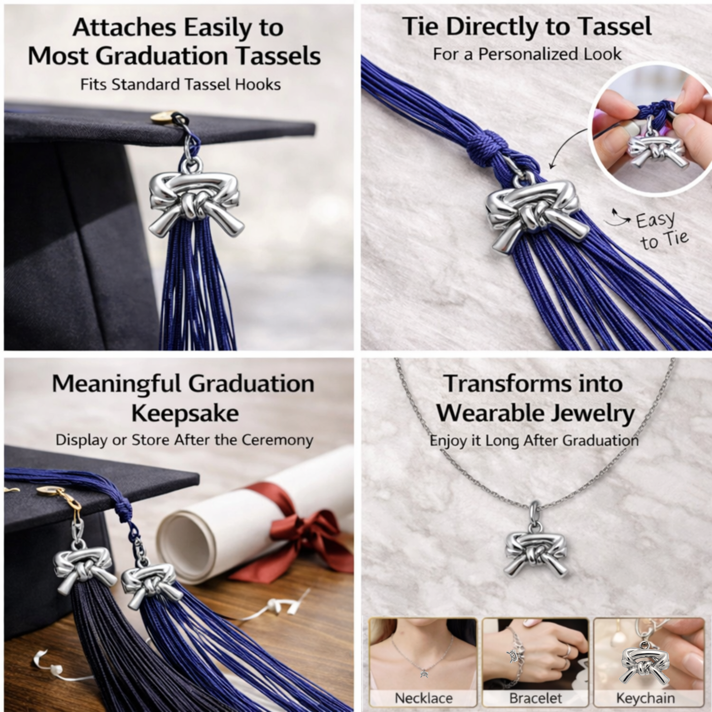 Martial Arts Graduation Tassel Charm