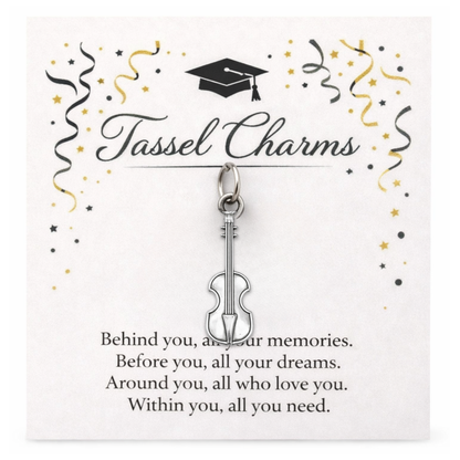 Music Graduation Tassel Charm