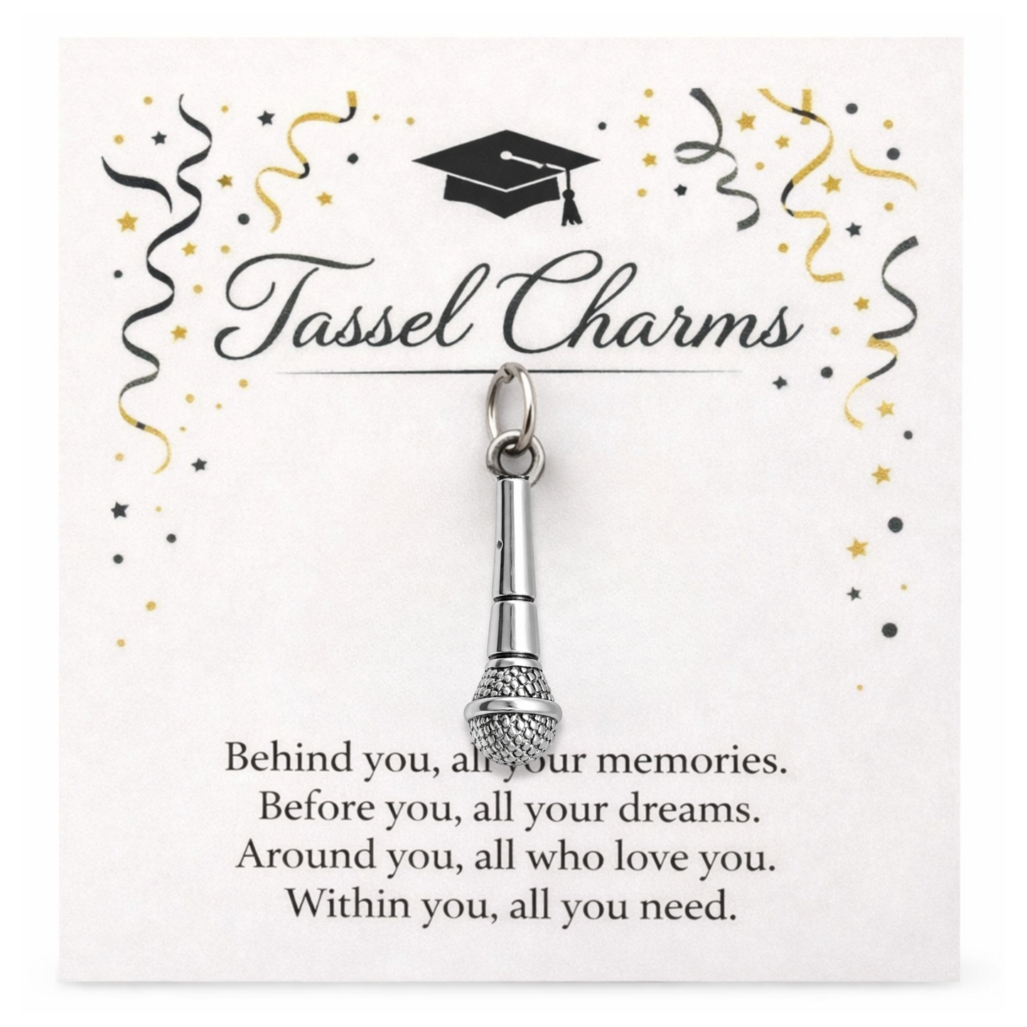 Music Graduation Tassel Charm
