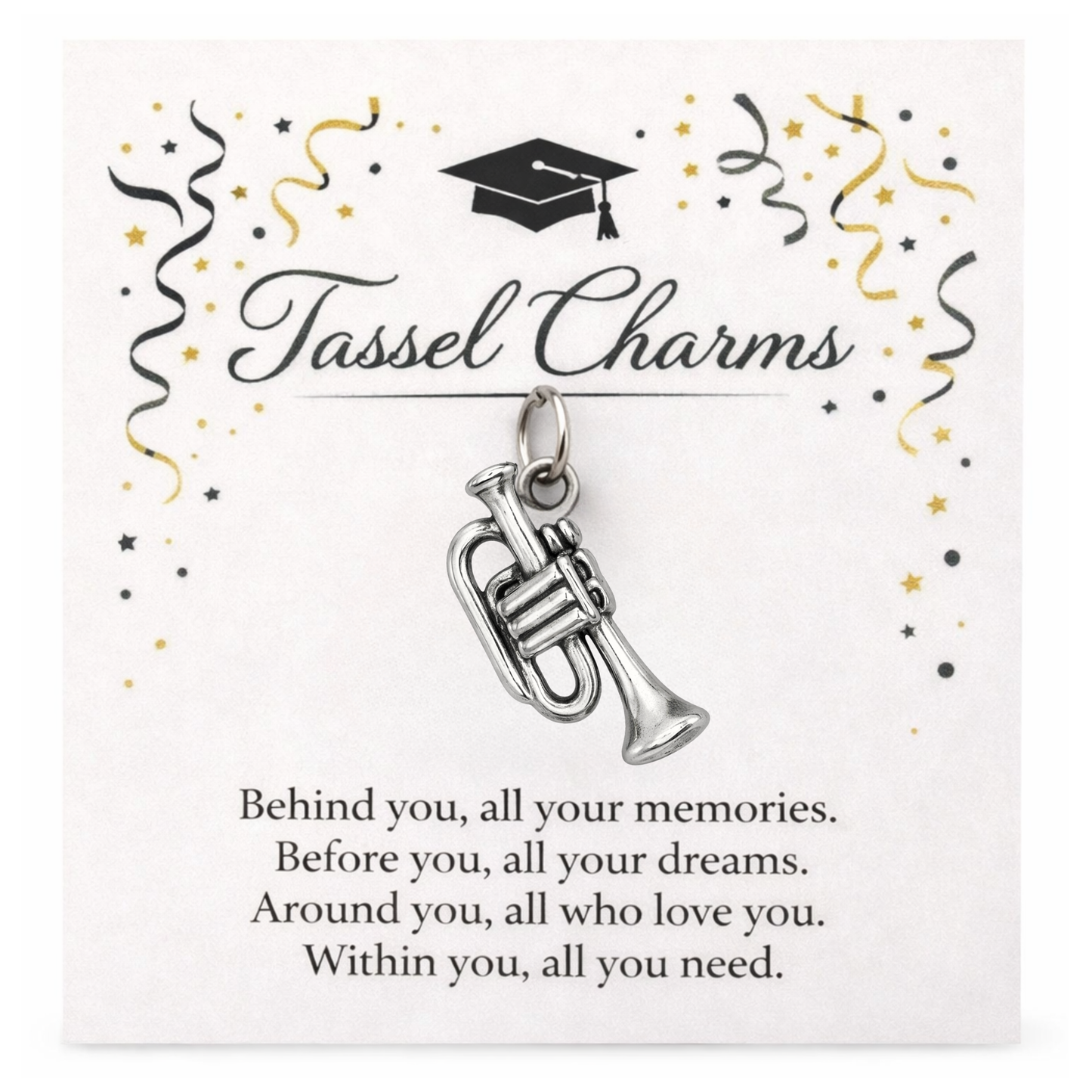 Music Graduation Tassel Charm