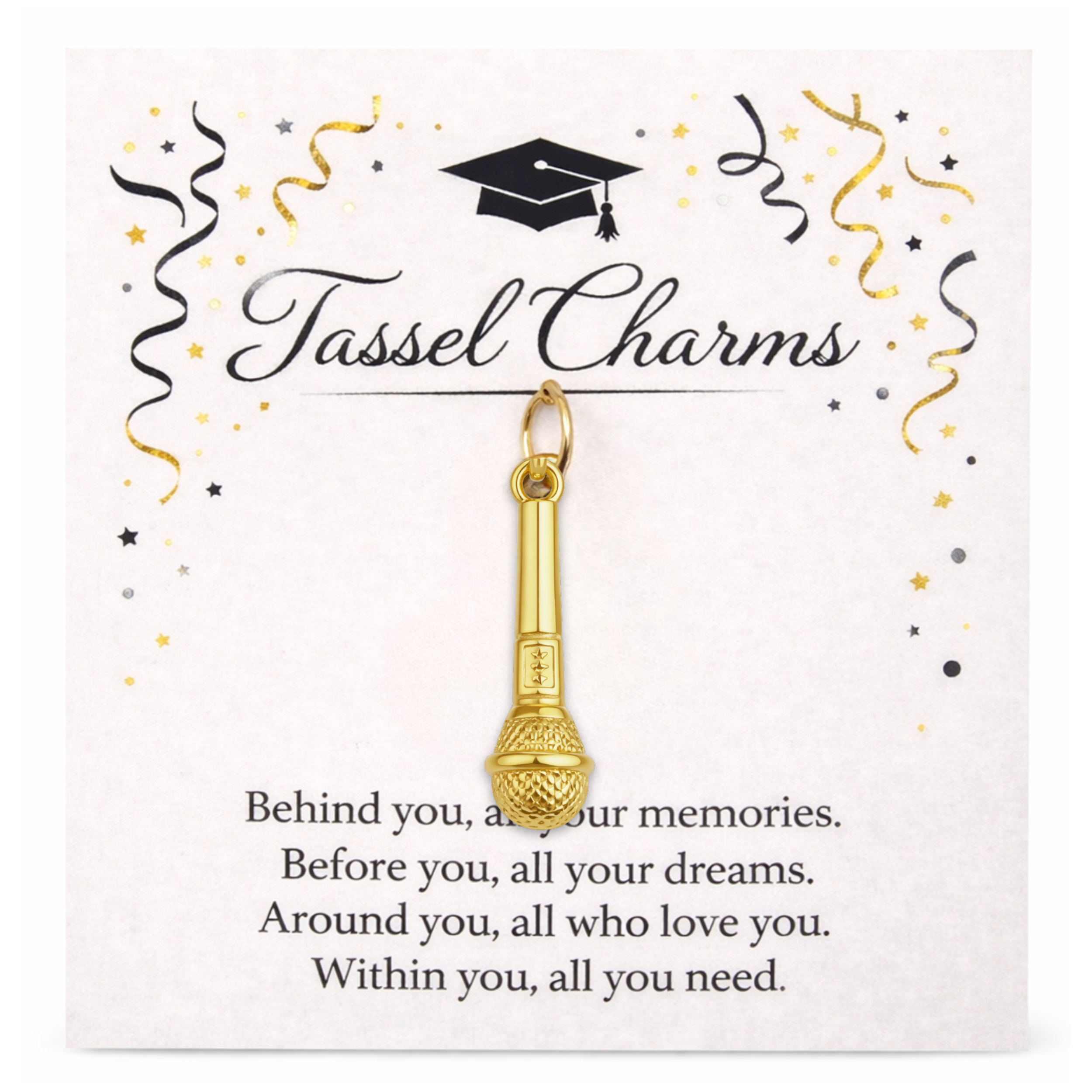 Music Graduation Tassel Charm