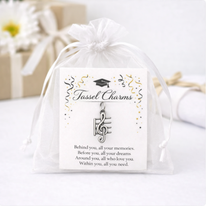 Music Graduation Tassel Charm