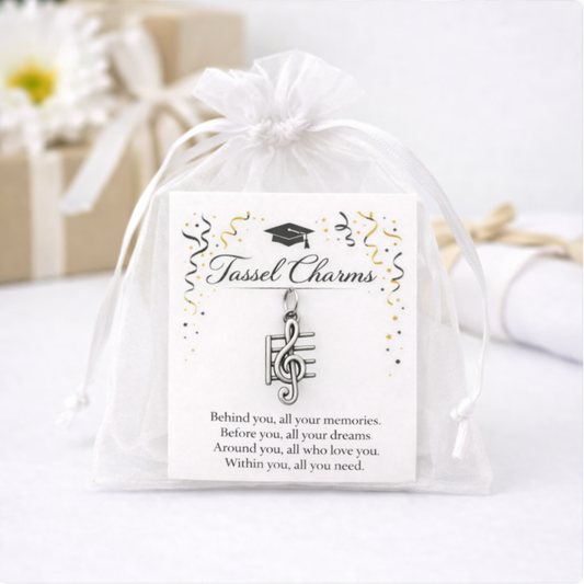 Music Graduation Tassel Charm