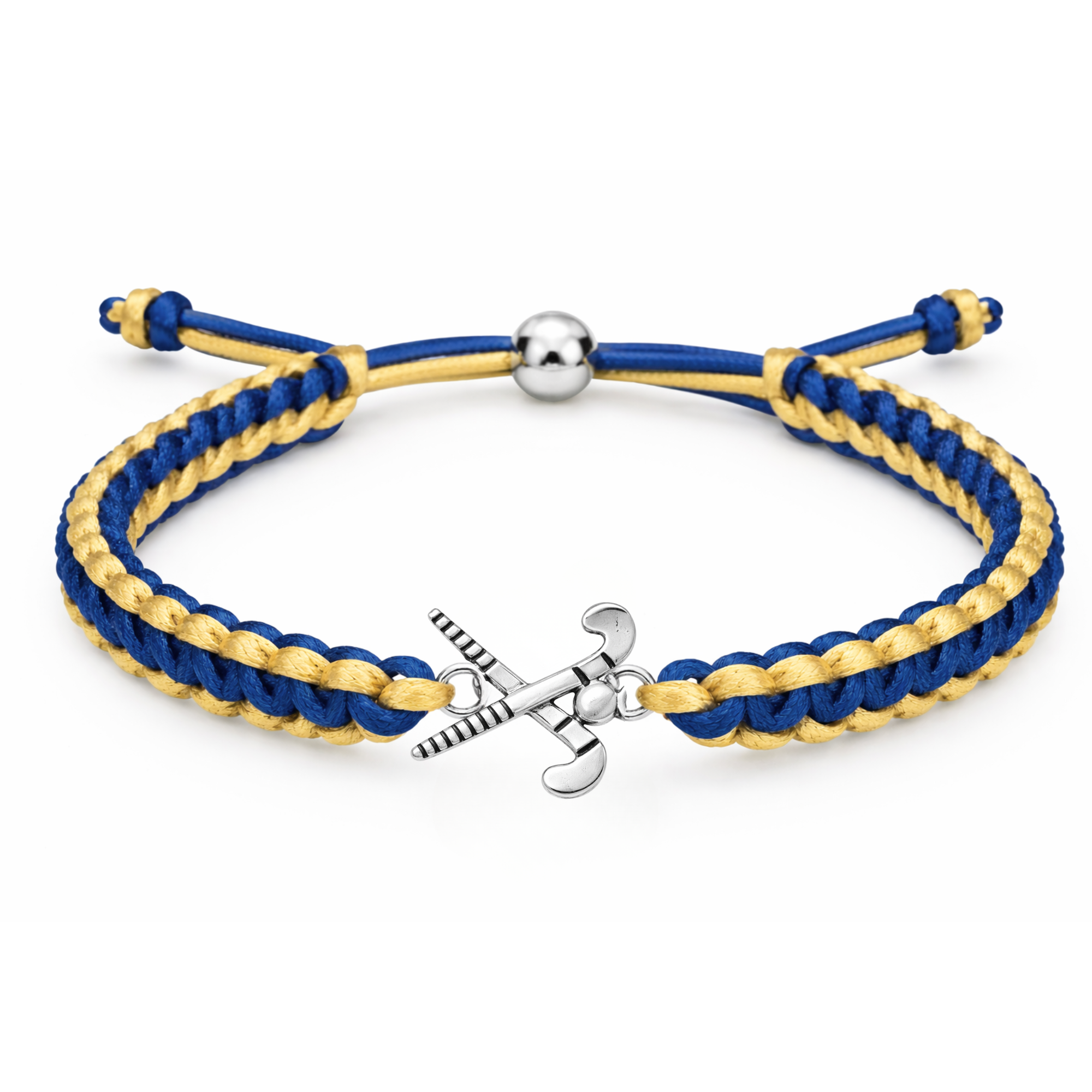 Field Hockey Multi Colored Rope Bracelet - Pick Colors