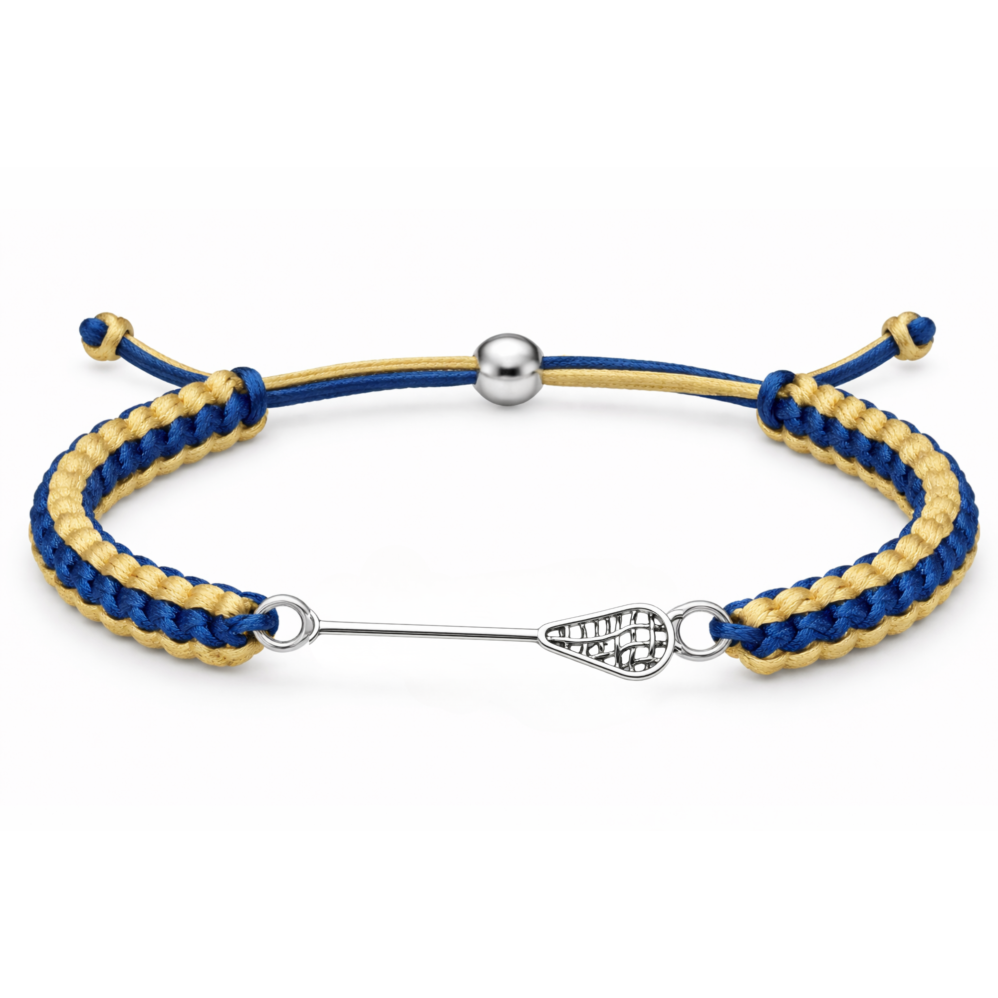 Lacrosse Multi Color Adjustable Rope Bracelet