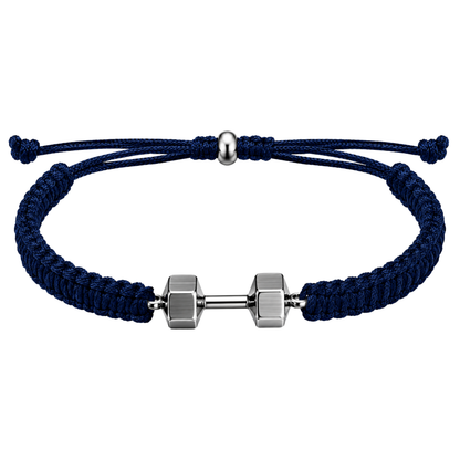 Dumbbell Adjustable Rope Bracelet