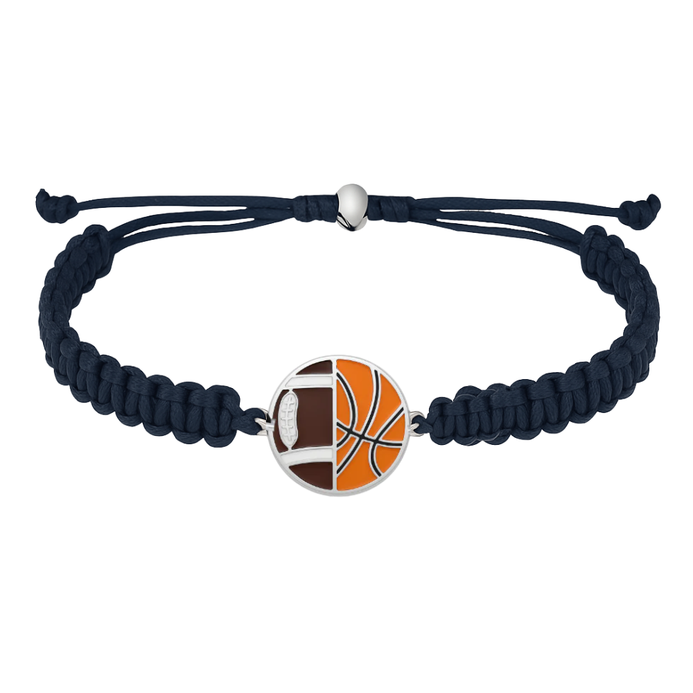 Football & Basketball Rope Bracelet