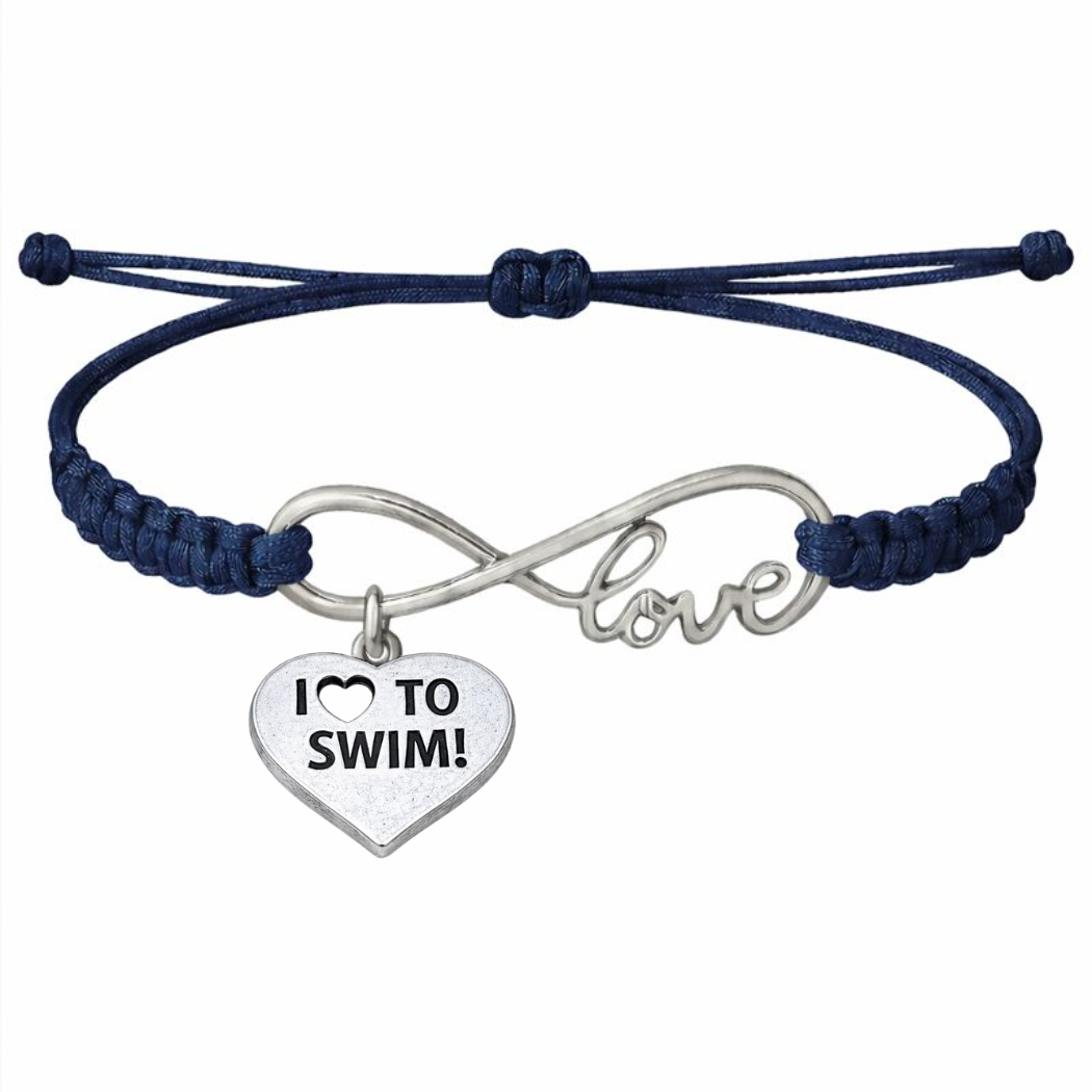 Swimming Adjustable Rope Bracelet - Pick Charm